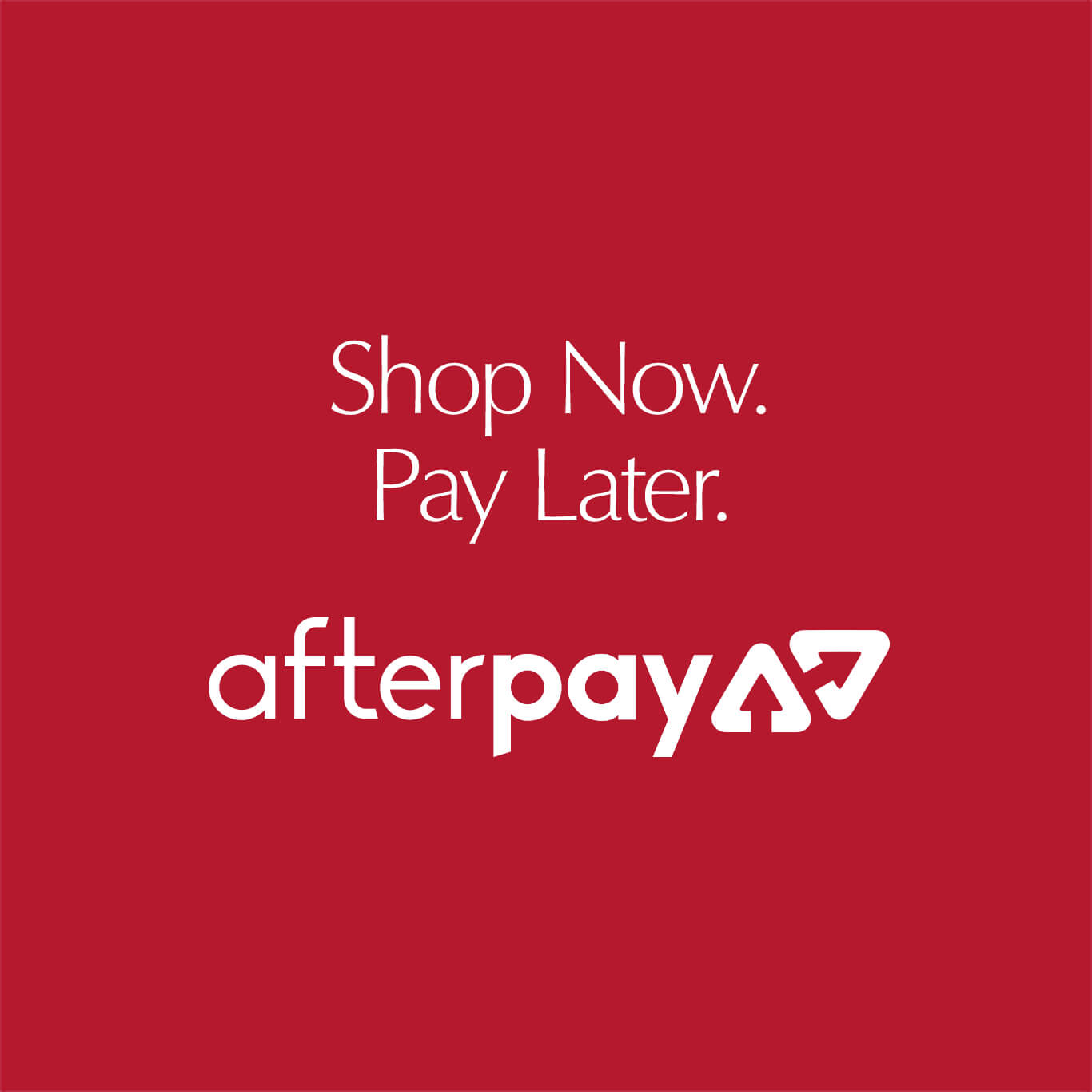 Afterpay - Beauty now, pay later in 4 installments.