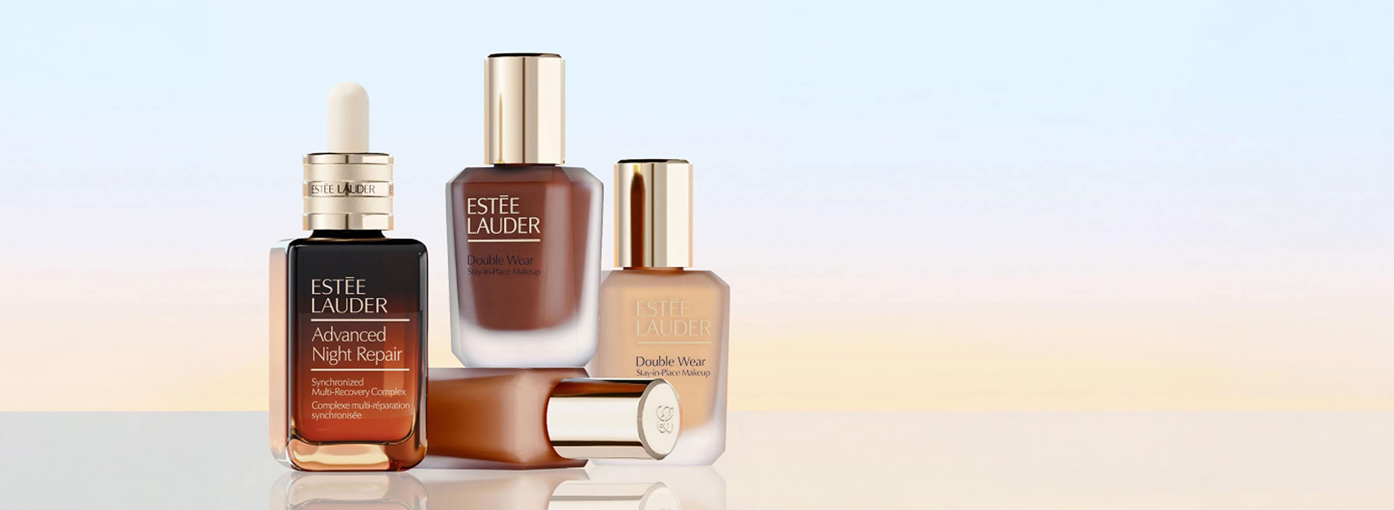 Double Wear Foundation and Advanced Night Repair