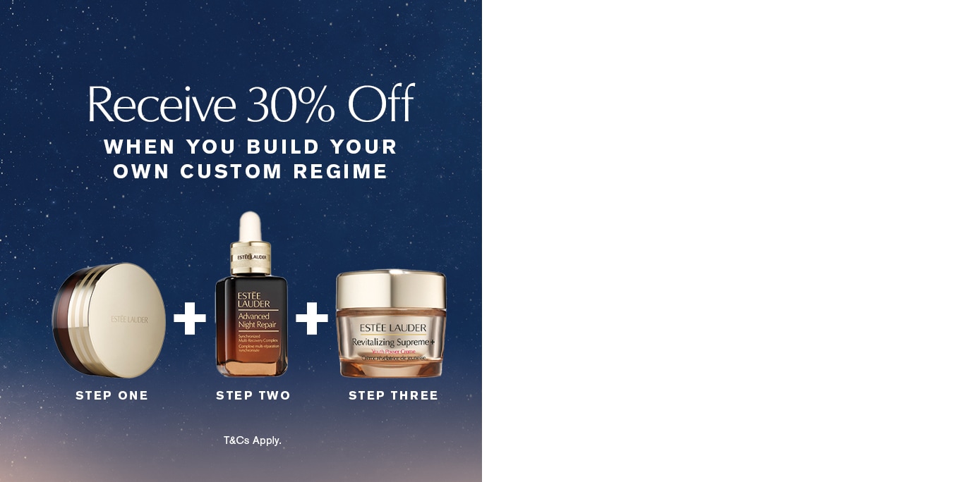 Select a product from each of the steps listed and receive 30% off.*