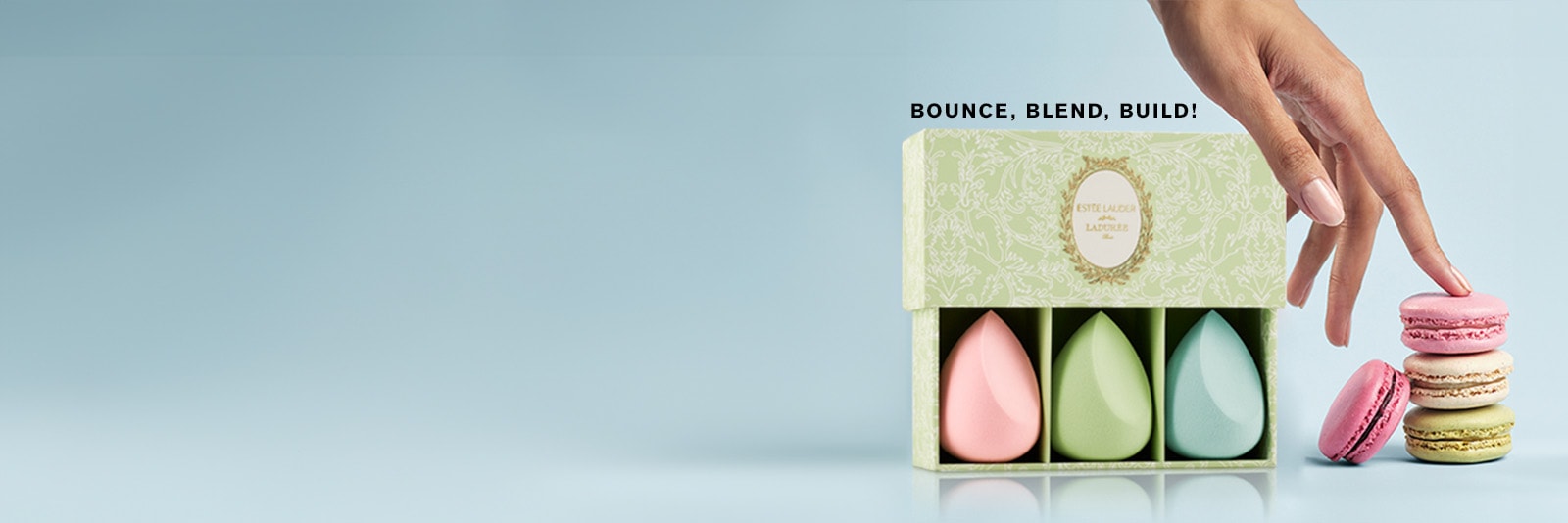 Free Beauty Blender Trio set with any Foundation purchase!