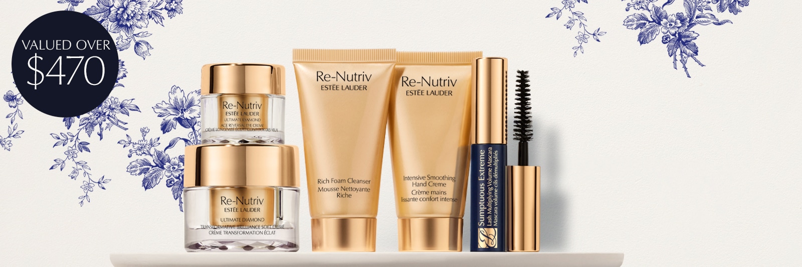 Free 5-piece Re-Nutriv gift with ANY purchase over $200.*​ Gift includes best-sellers! Shop Now!