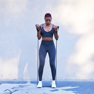 photo of women doing longevity workout routine