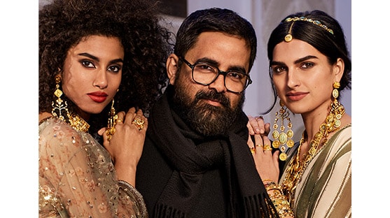 photo of sabyasachi for estee lauder limited edition collection