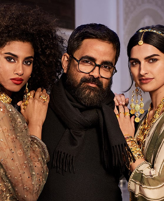 photo of sabyasachi for estee lauder limited edition collection